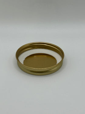 240 LIDS - ($0.65/Each) - 53-400 Gold Metal Plastisol-Lined Cap
