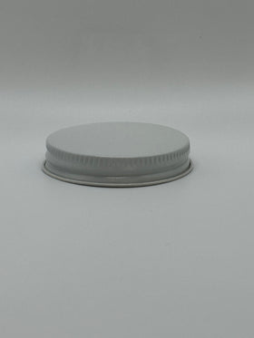 240 LIDS - ($0.65/Each) - 53-400 White Metal Plastisol-Lined Cap