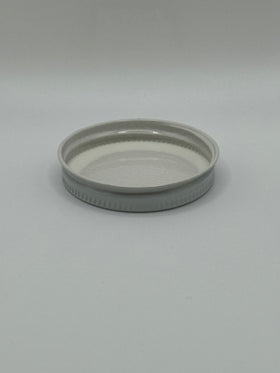 240 LIDS - ($0.65/Each) - 53-400 White Metal Plastisol-Lined Cap
