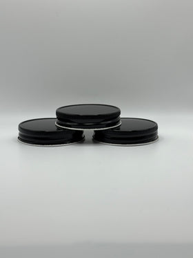 70-450 Black Plastisol-Lined Metal Lid (Pack of 240)