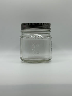8oz Glass Square Mason Jar (70-450) CS/12 (240 JARS)