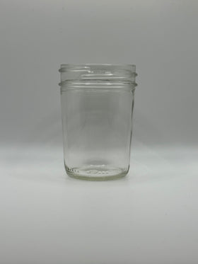 8oz Glass Tapered Round Mason Jar (70-450) CS/12 (240 JARS)