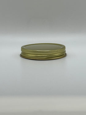 240 LIDS - ($0.72/Each) - 58-400 Gold Metal Plastisol-Lined Cap