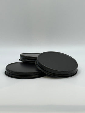 ($0.75/Each) - 70-400 MATTE Black Metal Un-Lined Cap (CS/600)