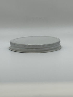 ($0.75/Each) - 70-400 White Metal Plastisol-Lined Cap (CS/600)