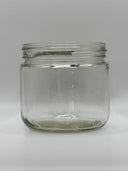 12oz (355ml) - 10 CASES OF 12 - $1.95/Each - (120 JARS) Clear Glass Straight-Side Jar (CS/12)