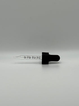 18-400 1/2oz Black Glass Dropper (Pack of 240)