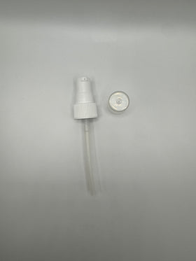 20-410 White Ribbed Treatment Pump with Clear Cover (Pack of 240)