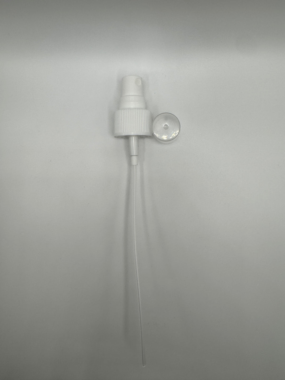 24-410 White Ribbed Fine Mist Sprayer with Clear Cap (Pack of 240)