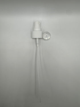 24-410 White Ribbed Fine Mist Sprayer with Clear Cap (Pack of 240)