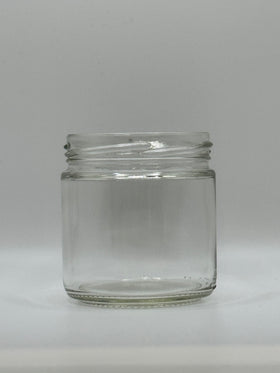 7.75oz (229ml) 20 CASES OF 12 - $1.04/Each - (240 JARS) Clear Glass Straight-Side Jar (CS/12)