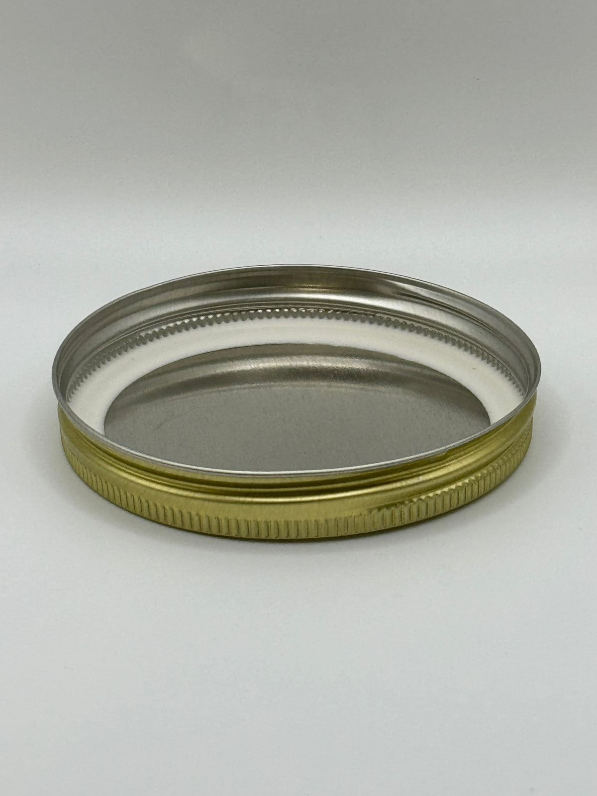 120 LIDS - ($1.48/Each) - 83-400 Gold Metal Plastisol-Lined Cap