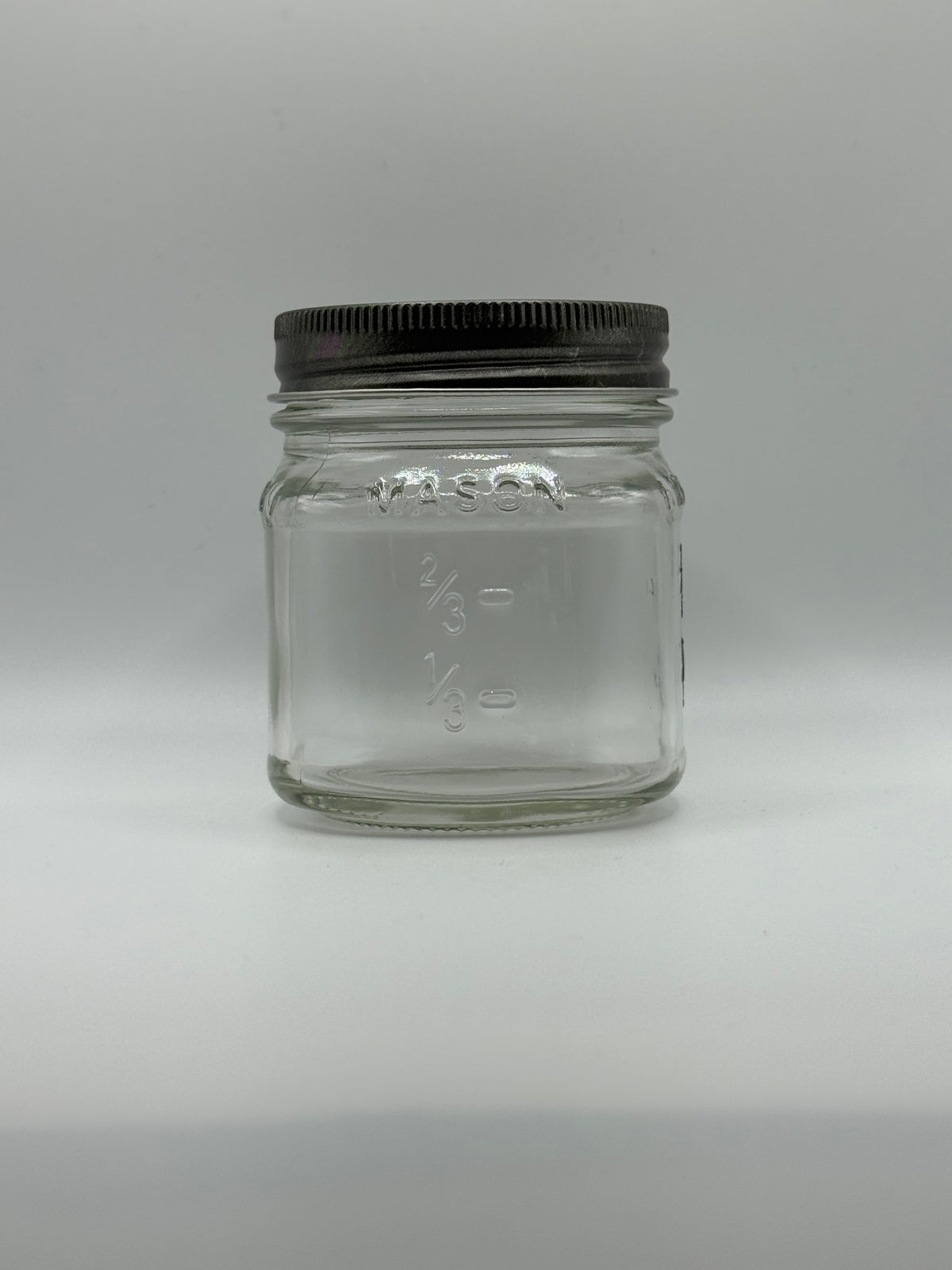 8oz Glass Square Mason Jar (70-450) CS/12 (240 JARS)