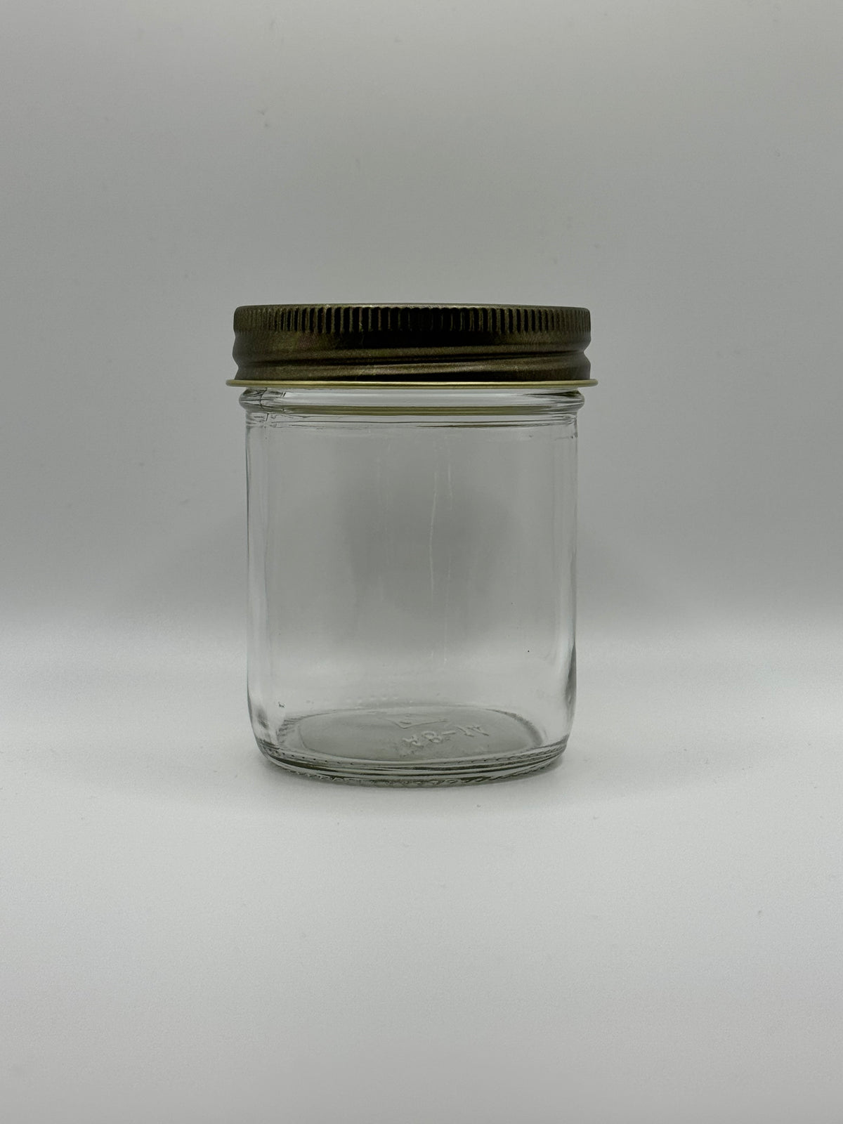 8oz Glass Straight-Side Jar (70-450) CS/12 (240 JARS)