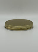 ($0.60/Each) - 70-400 Gold Metal (WHITE LIP) Plastisol-Lined Cap (CS/600)