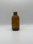 4oz (100ml) 24-400 BULK PACK Amber Glass Boston Round Bottle (CS/144)