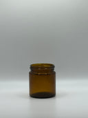 4oz (120ml) 50 CAISSES DE 24 - ($0.77/un) - (1,200 POTS) - Pot à côté droit en verre ambré (CS/24)