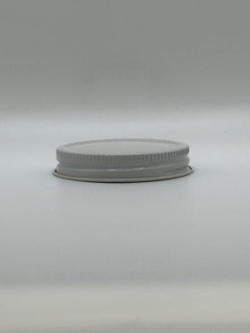 240 LIDS - ($0.55/Each) - 58-400 White Metal Plastisol-Lined Cap