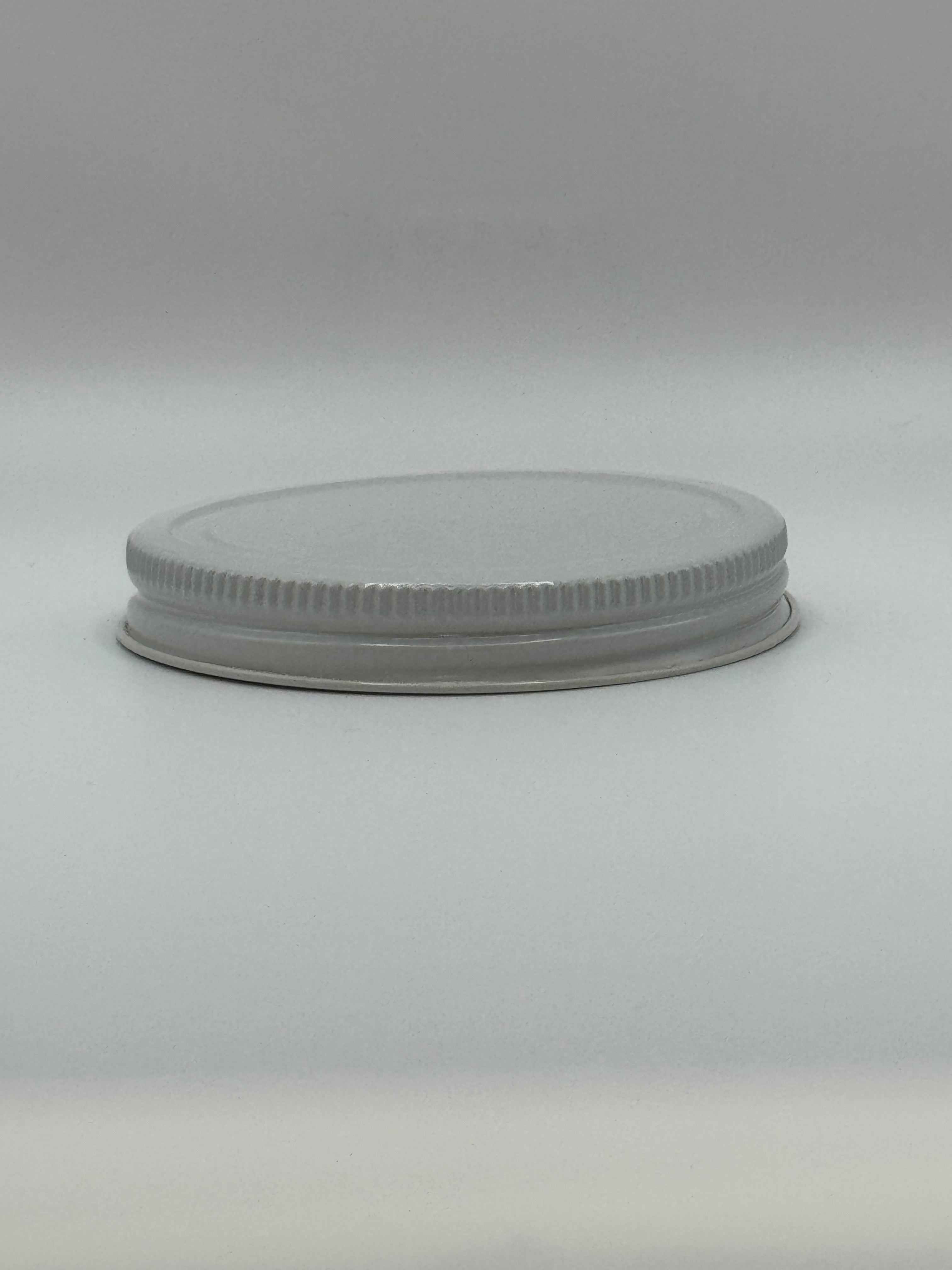 ($0.60/Each) - 70-400 White Metal Plastisol-Lined Cap (CS/600)